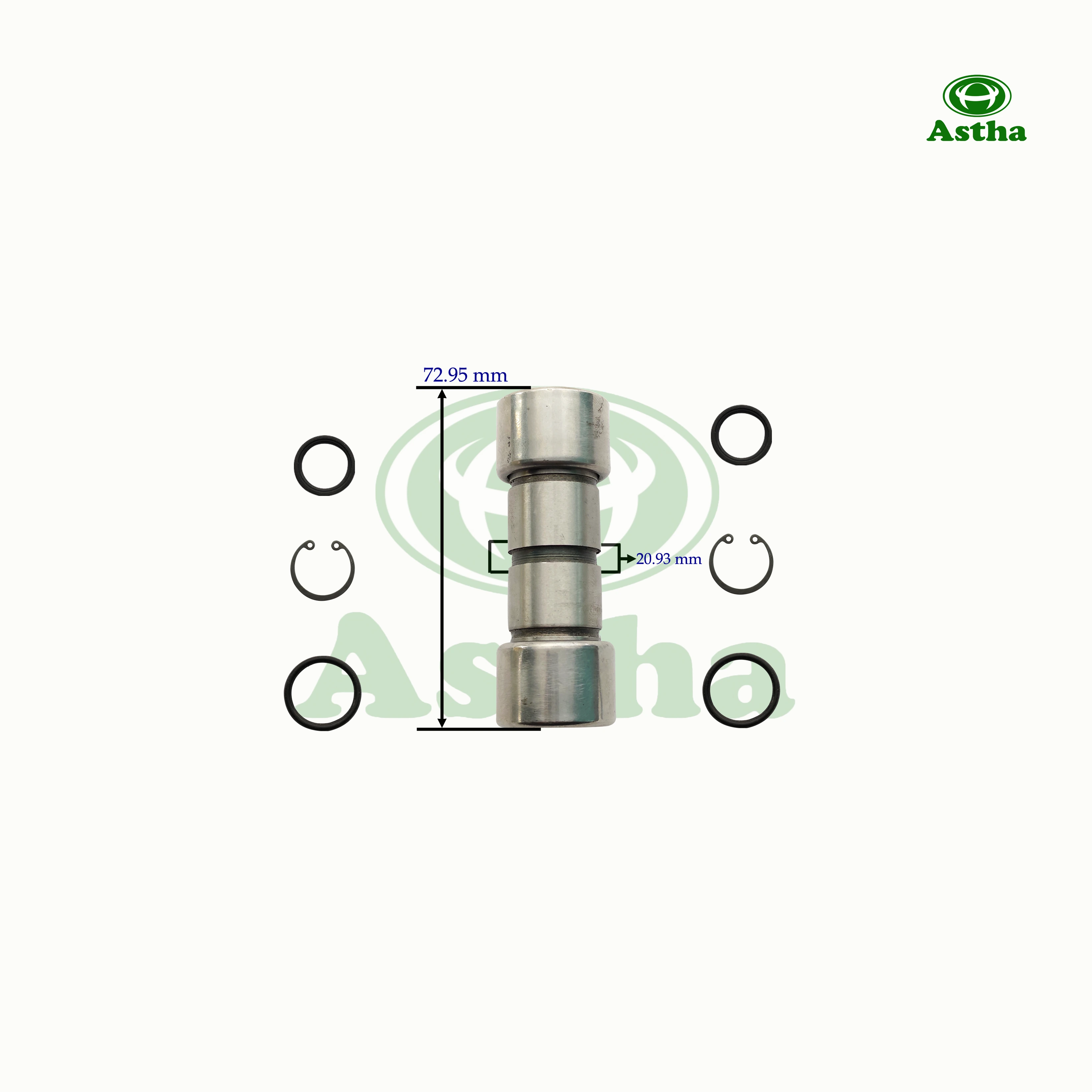 Pivot Pin Over Size-4 3W Bajaj RE 4St